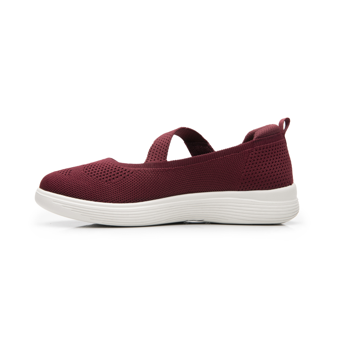 Sneaker Urbano Slip On Flexi para Mujer Estilo 104931 Burgundy