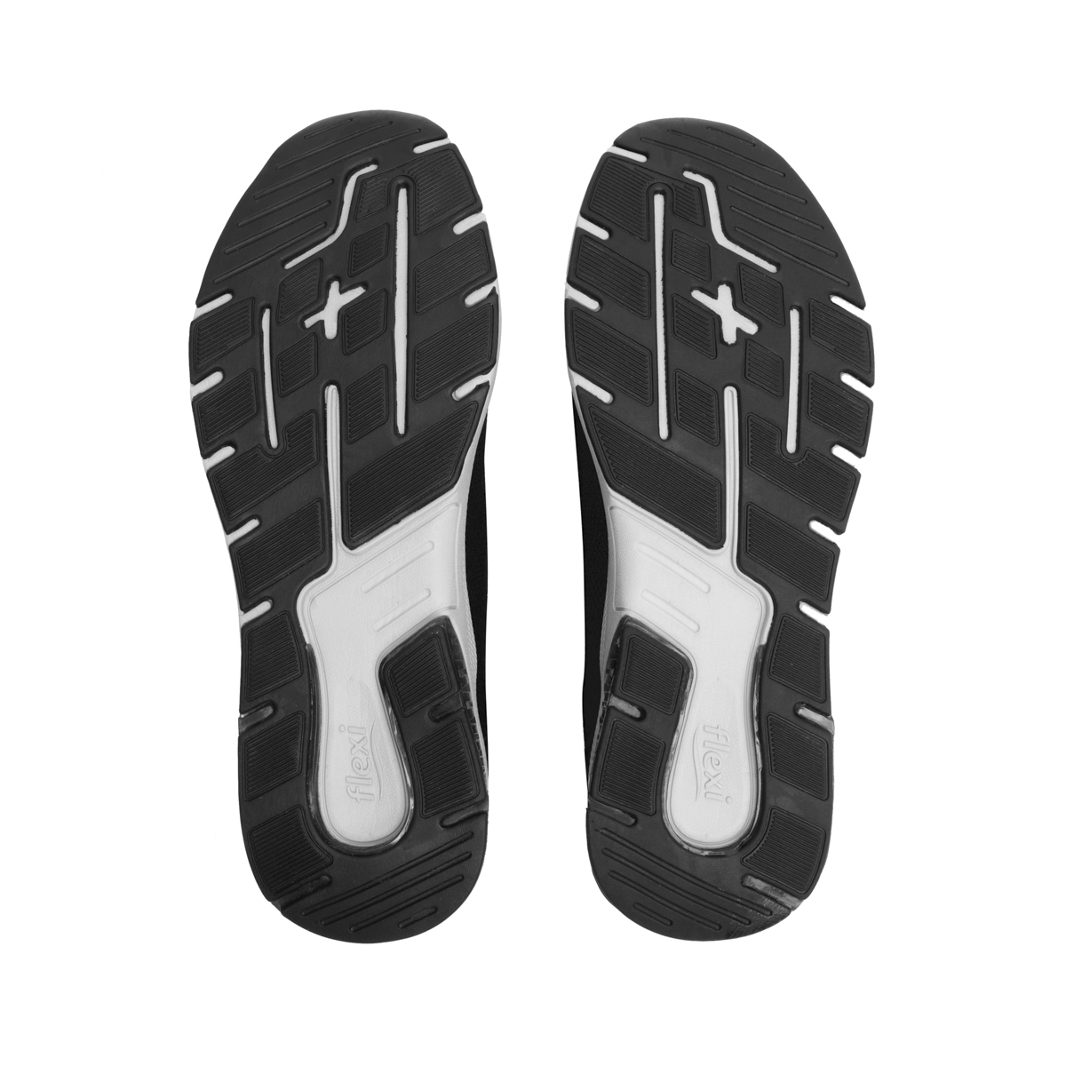 Sneaker Tejido Flexi para Mujer con Suela Extra Ligera Estilo 105112 Negro