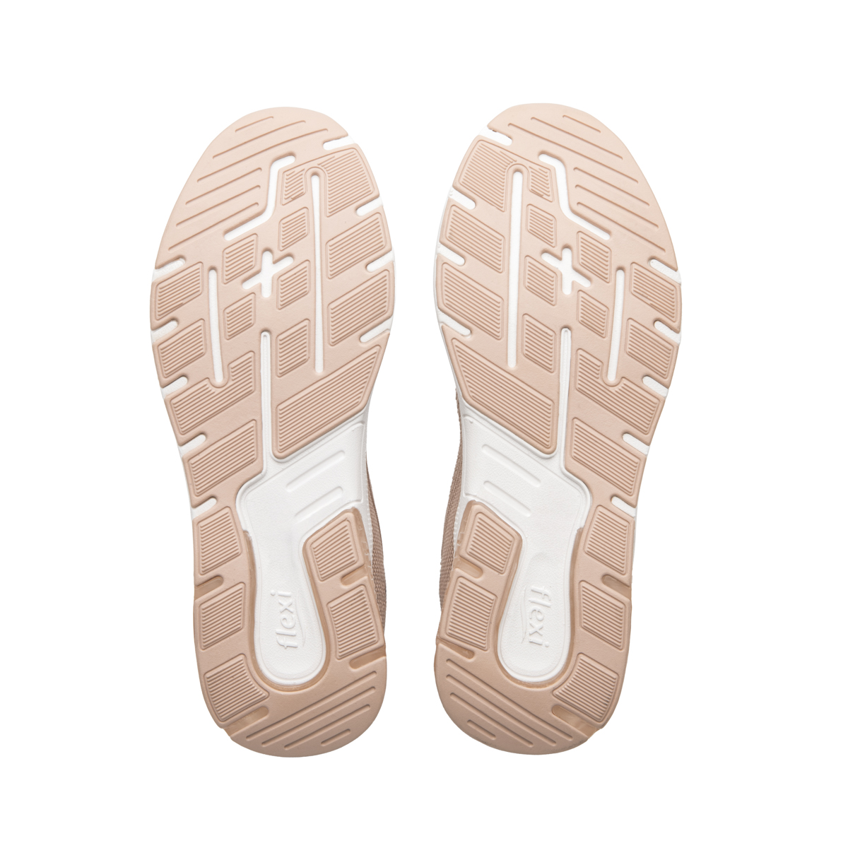 Sneaker Suela Con Gel Flexi para Mujer Estilo 105124 Sand