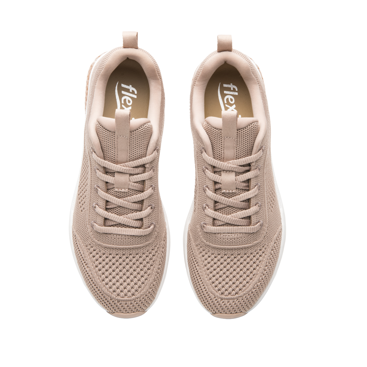 Sneaker Suela Con Gel Flexi para Mujer Estilo 105124 Sand