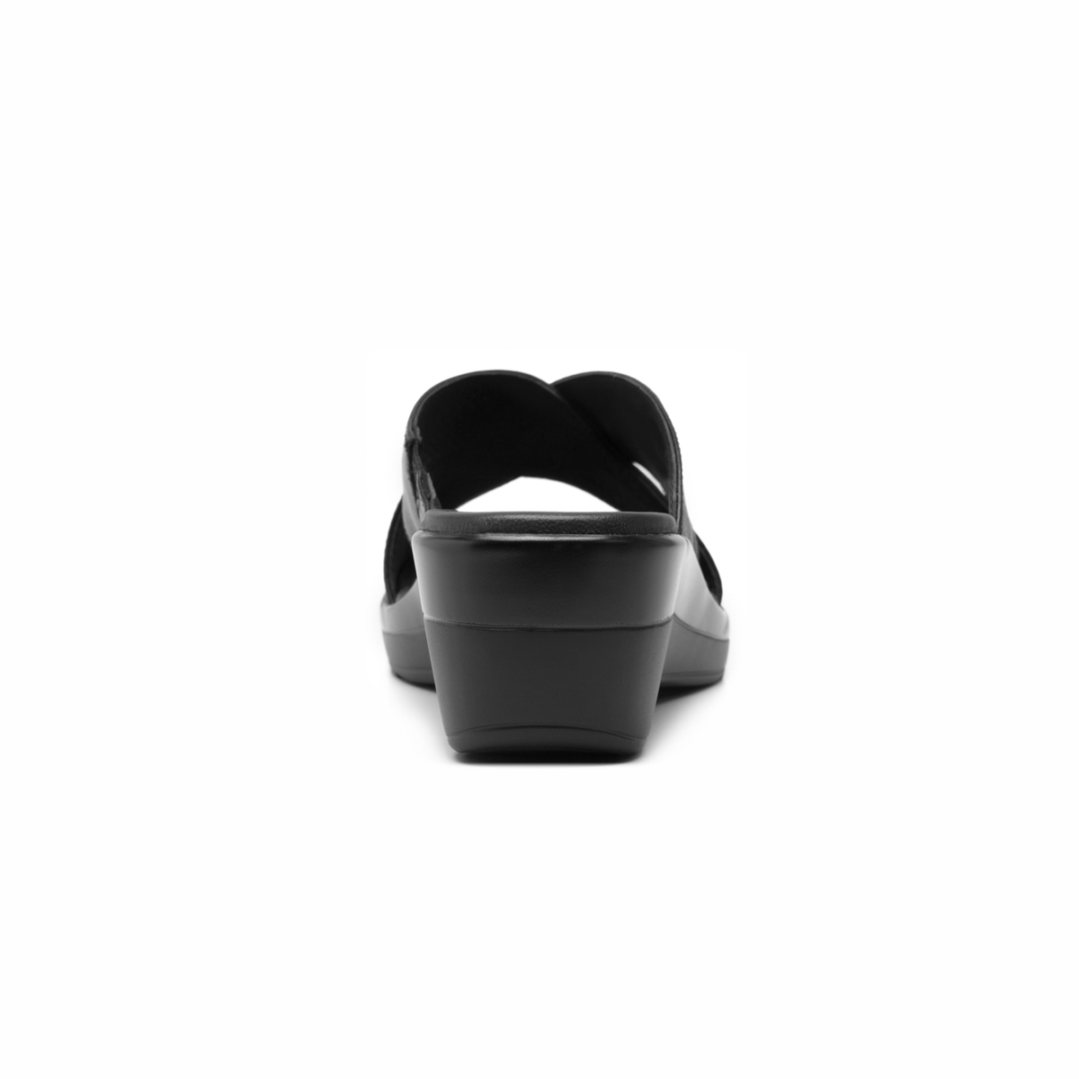 Sandalia Corte Cruzado Flexi para Mujer con Acabado Tamporeado Estilo 116011 Negro