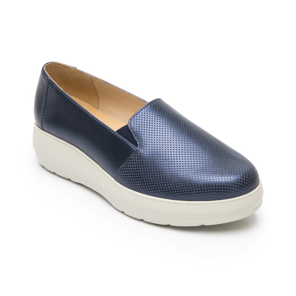 Slip On Casual Flexi para Mujer con Reciflex Estilo 126710 Marino