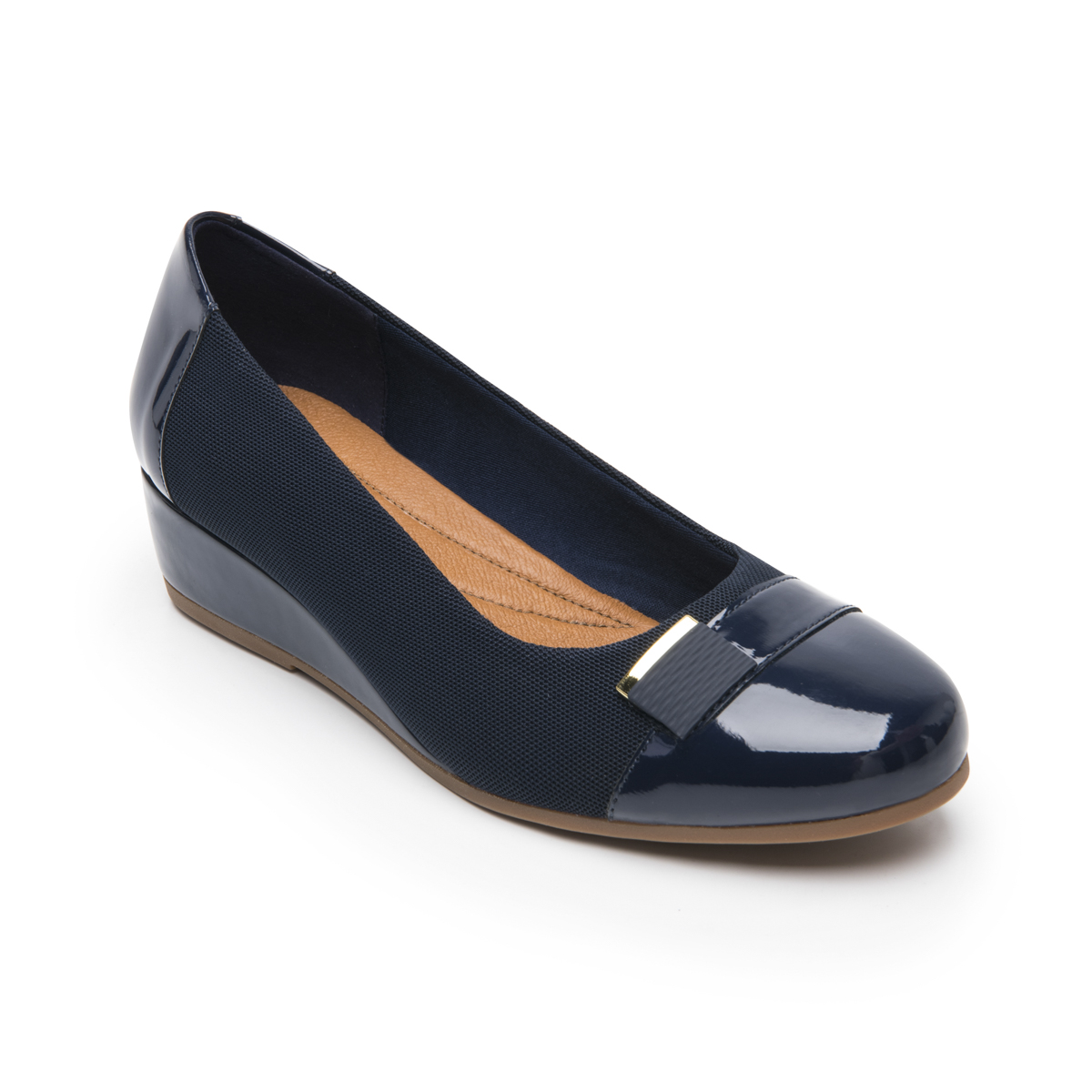 Balerina Cuña Flexi para Mujer con Suavidad Estilo 127004 Marino