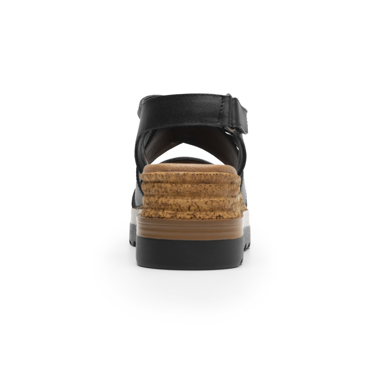 Sandalia Plataforma Flexi para Mujer con Suela Flexible Estilo 127702 Negro