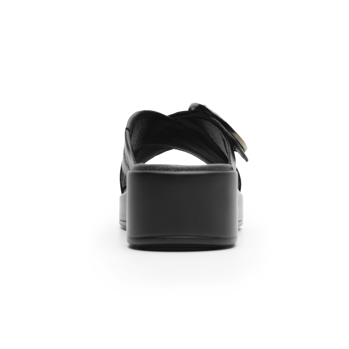 Sandalia Plataforma Flexi para Mujer con Suela Flexible Estilo 127901 Negro