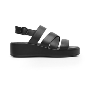 Sandalia Plataforma Flexi para Mujer con Suela Flexible Estilo 127904 Negro Sandalia Plataforma Flexi para Mujer con Suela Flexible Estilo 127904 Negro