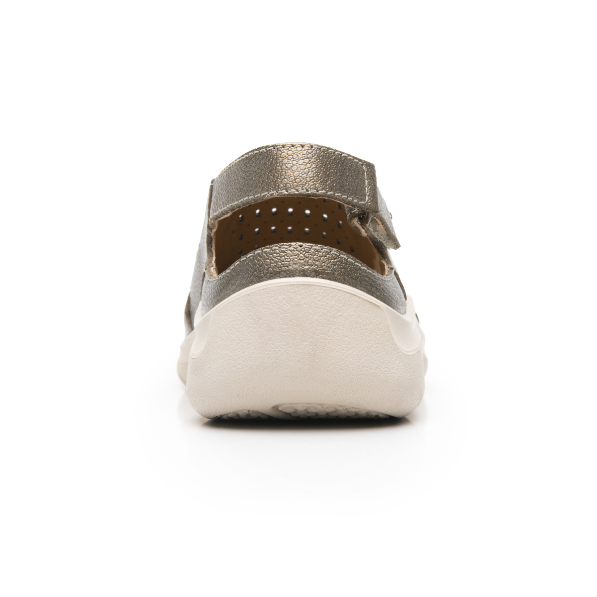 Mule Adaptable Al Pie Flexi para Mujer Estilo 128706 Antimonio