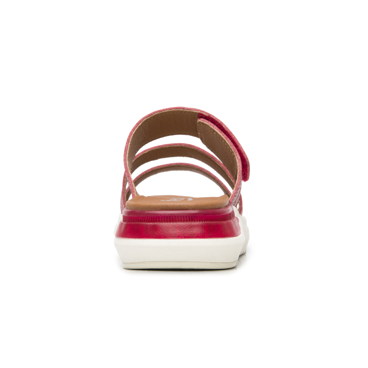 Sandalia De Confort Flexi para Mujer Estilo 129404 Rojo