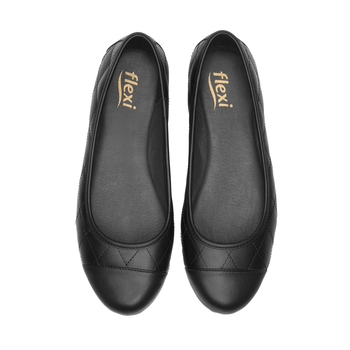 Balerina Casual Flexi para Mujer con Amortiguamiento Estilo 130801 Negro