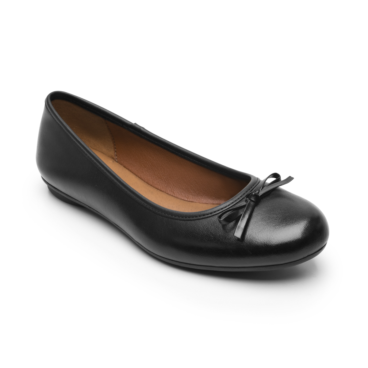 Balerina Casual Flexi para Mujer con Amortiguamiento Estilo 130802 Negro Piel