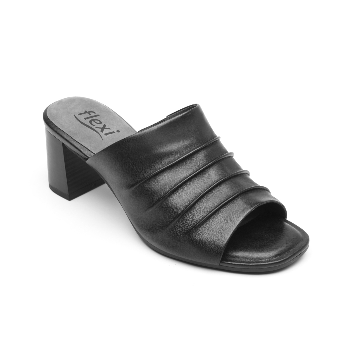 Sandalia De Tacón Flexi para Mujer Exclusivo Zapaterías Flexi Estilo 131401 Negro