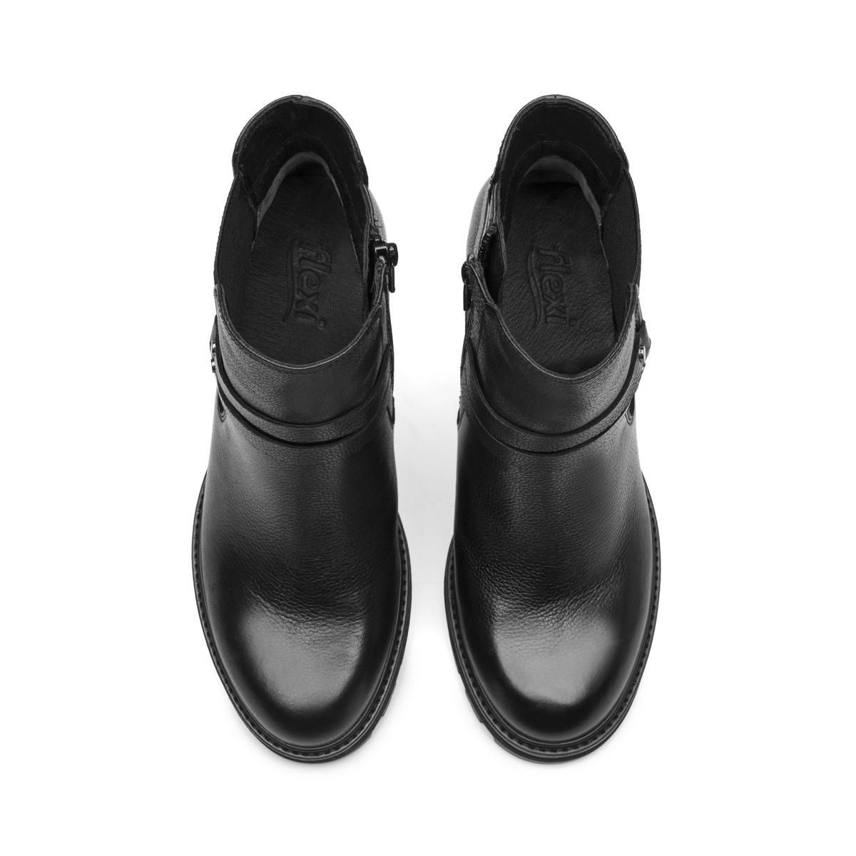 Botín Tacón Alto Exclusivo Flexi para Mujer Estilo 132601 Black