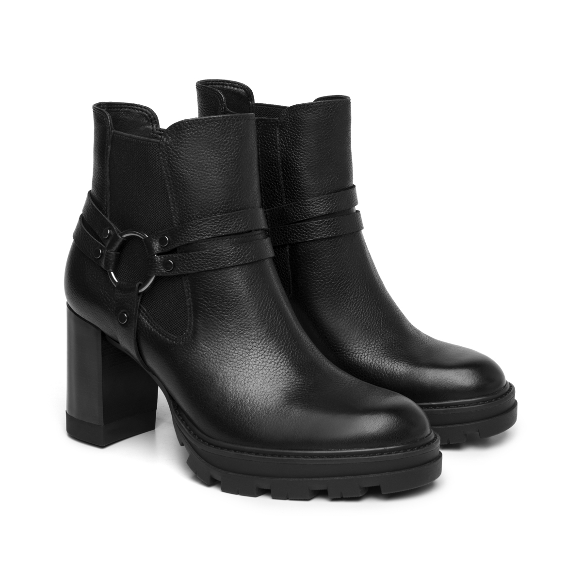 Botín Tacón Alto Exclusivo Flexi para Mujer Estilo 132601 Black