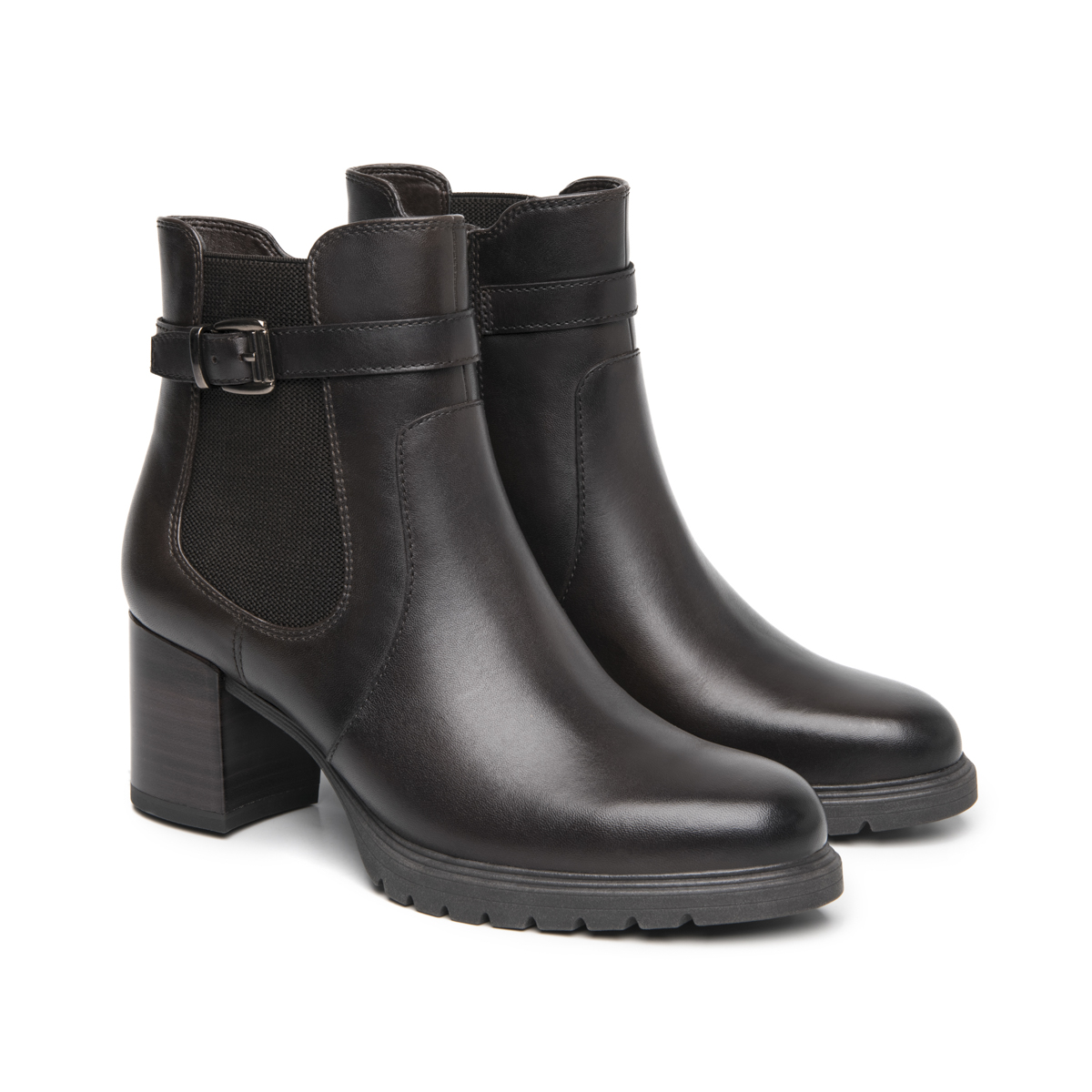 Botín Tacón Alto Exclusivo Flexi para Mujer Estilo 132702 Mocca
