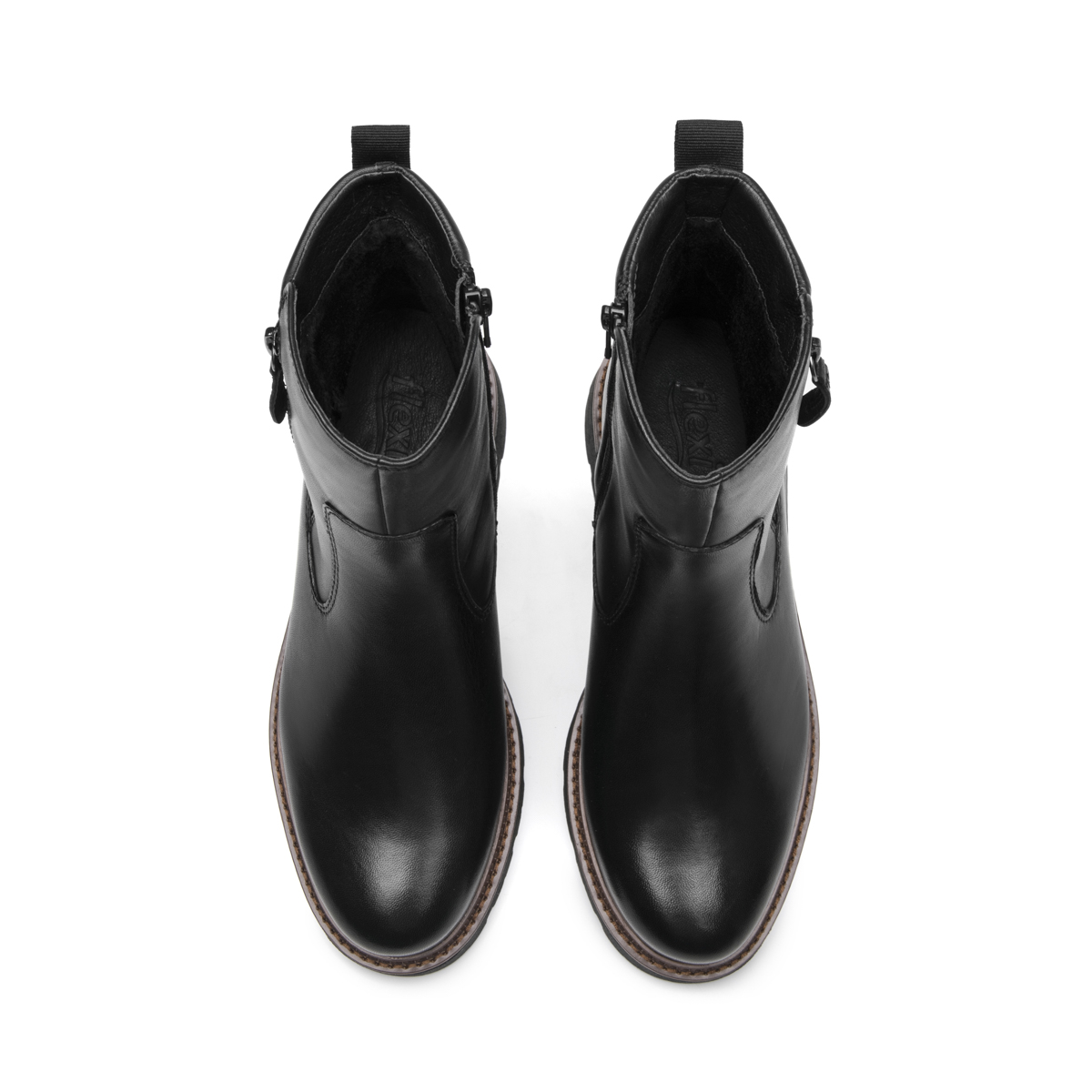 Botín Tacón Alto Exclusivo Flexi para Mujer Estilo 133001 Black