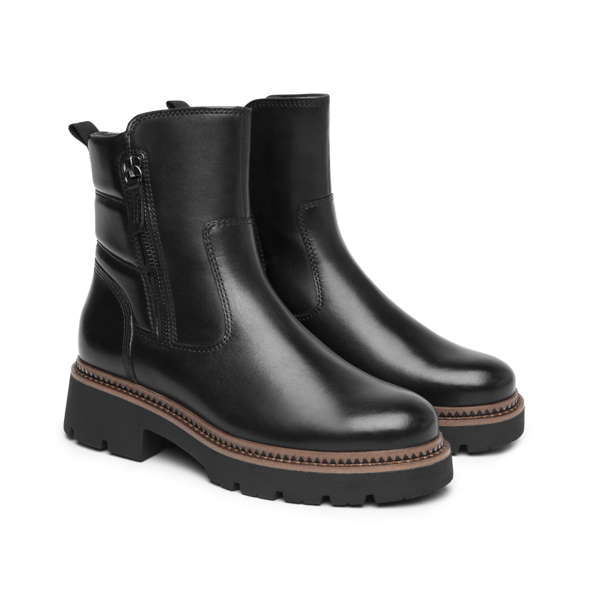 Botín Tacón Alto Exclusivo Flexi para Mujer Estilo 133001 Black