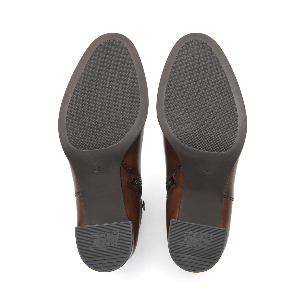 Botín Tacón Alto Exclusivo Flexi para Mujer Estilo 133401 Cognac