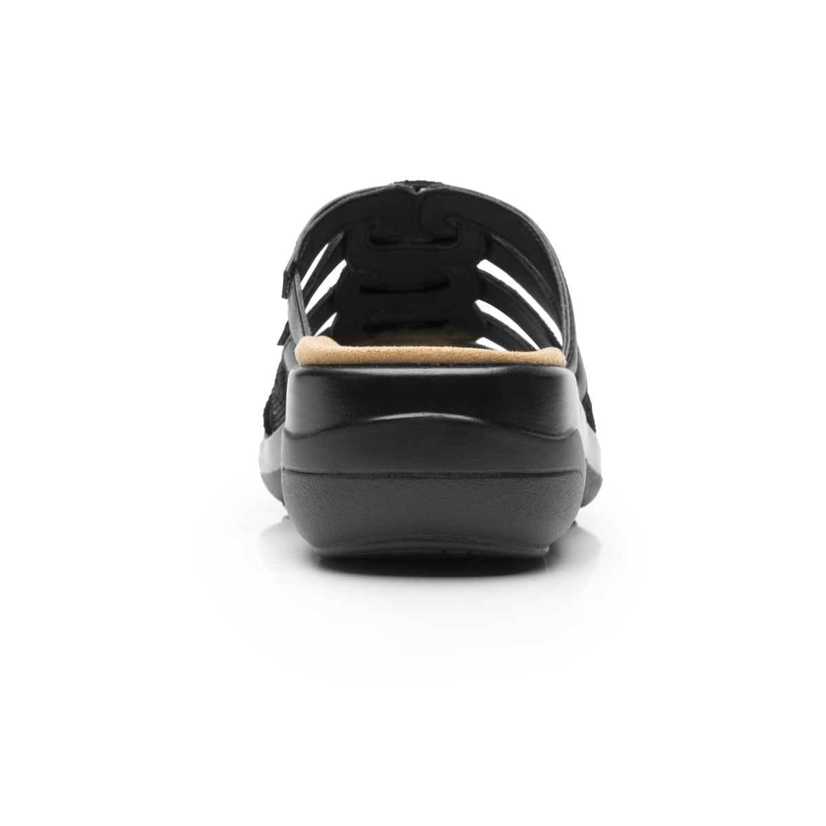 Sandalia Cuña Confort Flexi para Mujer Estilo 133701 Negro
