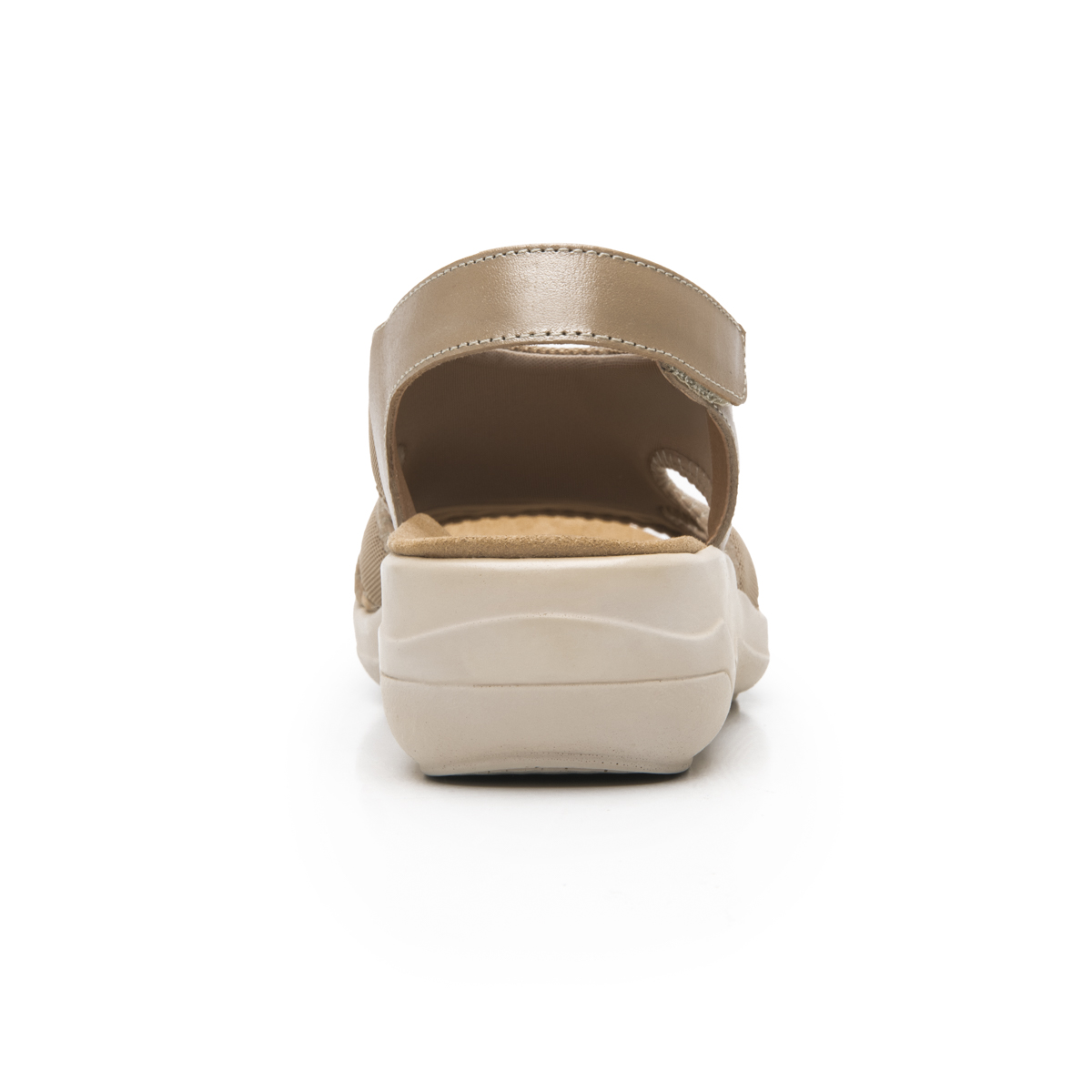 Sandalia Cuña Confort Flexi para Mujer Estilo 133703 Beige