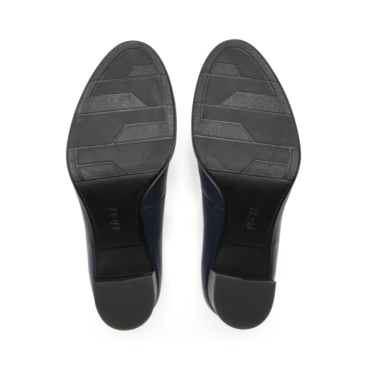 Zapatilla Tacón Medio Flexi para Mujer con Comfort Walk Estilo 133901 Marino