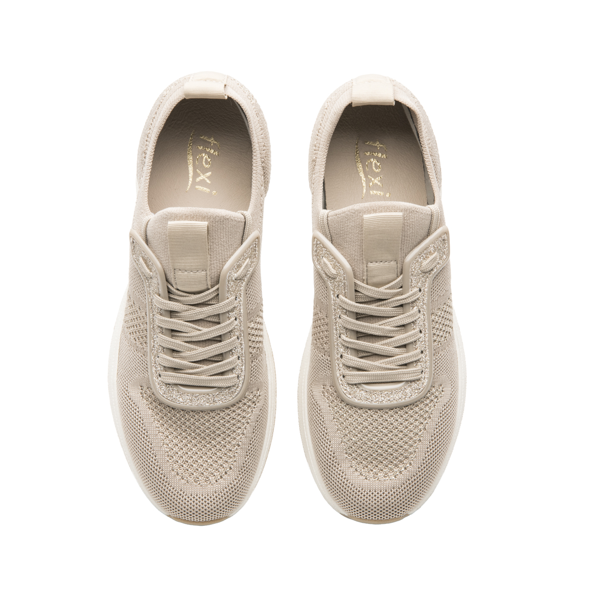 Sneaker Casual Flexi para Mujer Estilo 134103 Ivory