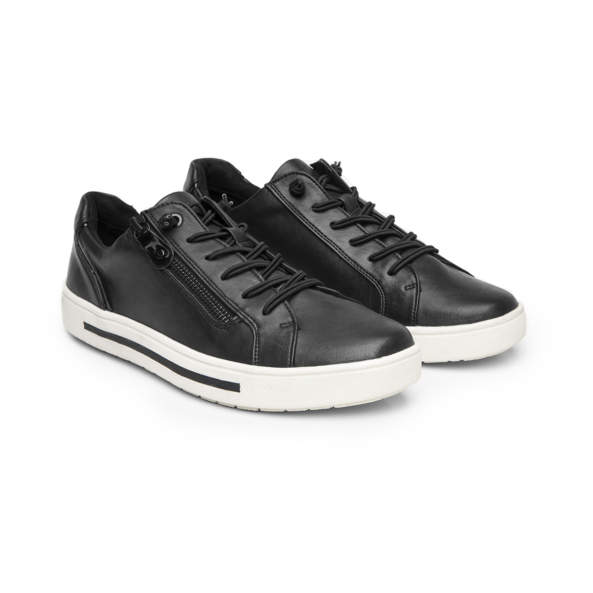 Sneaker Casual Exclusivo Flexi para Mujer Estilo 134301 Negro