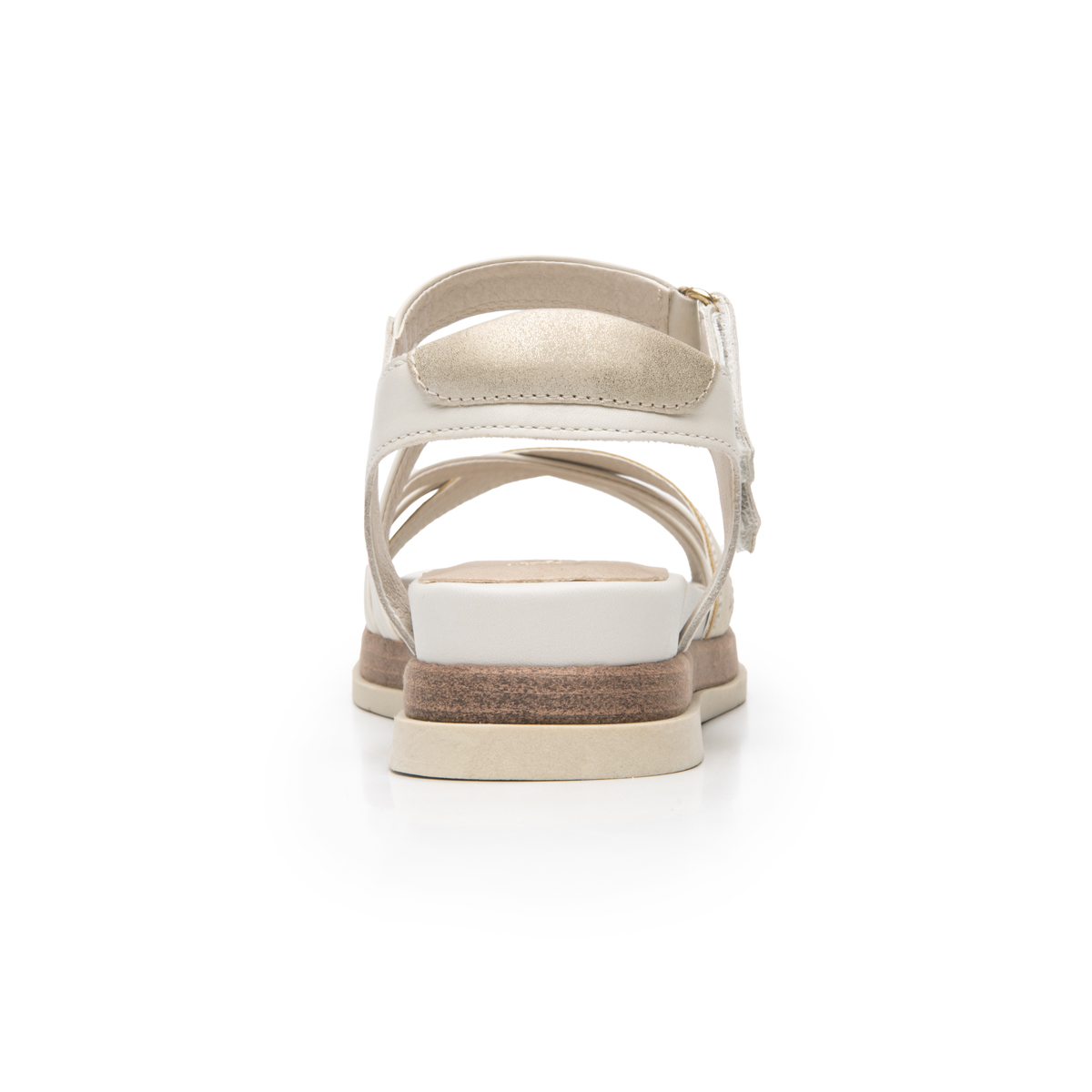 Sandalia De Plataforma Flexi para Mujer Estilo 135301 Blanco