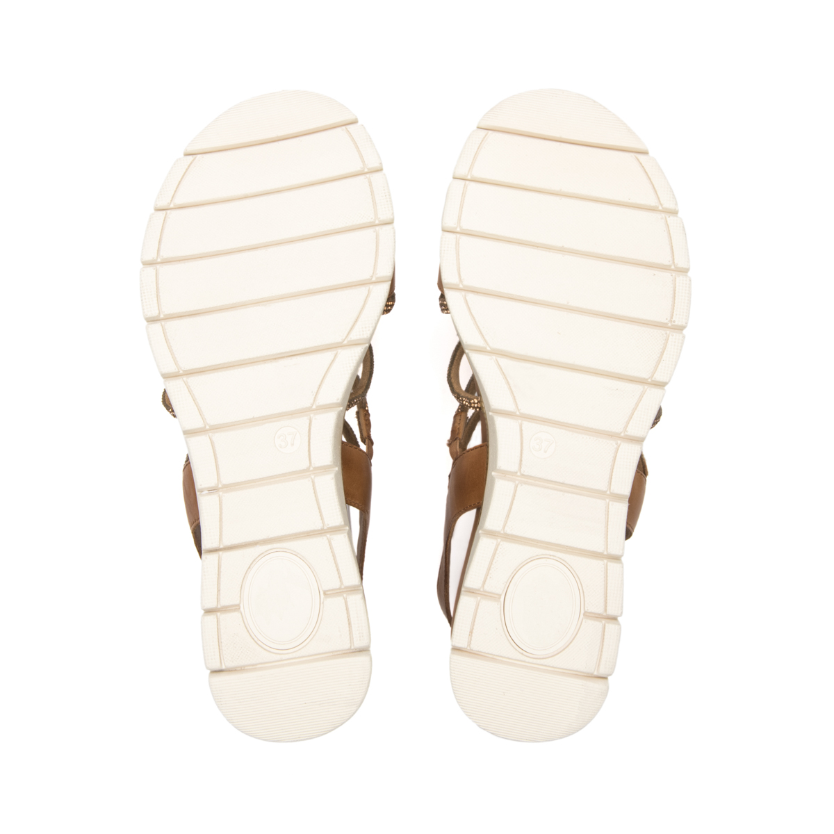 Sandalia Plataforma Casual Flexi para Mujer Estilo 135801 Tan