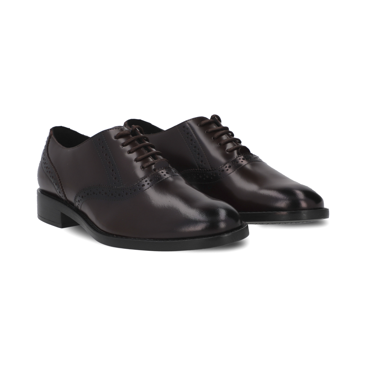 Derby casual en piel color vino Quirelli estilo 301201
