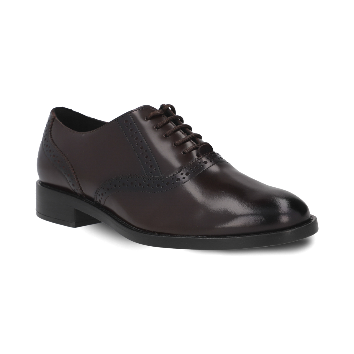 Derby casual en piel color vino Quirelli estilo 301201