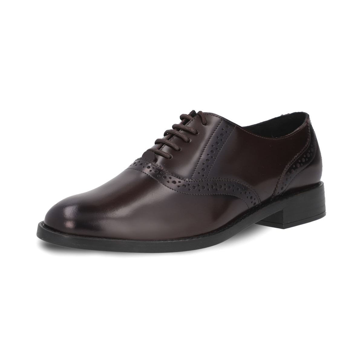 Derby casual en piel color vino Quirelli estilo 301201