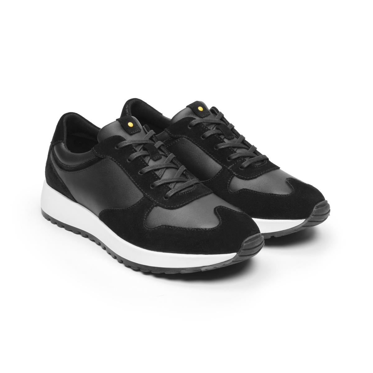 Sneaker Retro Runner Quirelli para Mujer con Biomotion Estilo 303602 Negro