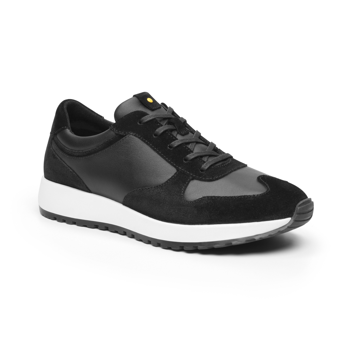 Sneaker Retro Runner Quirelli para Mujer con Biomotion Estilo 303602 Negro