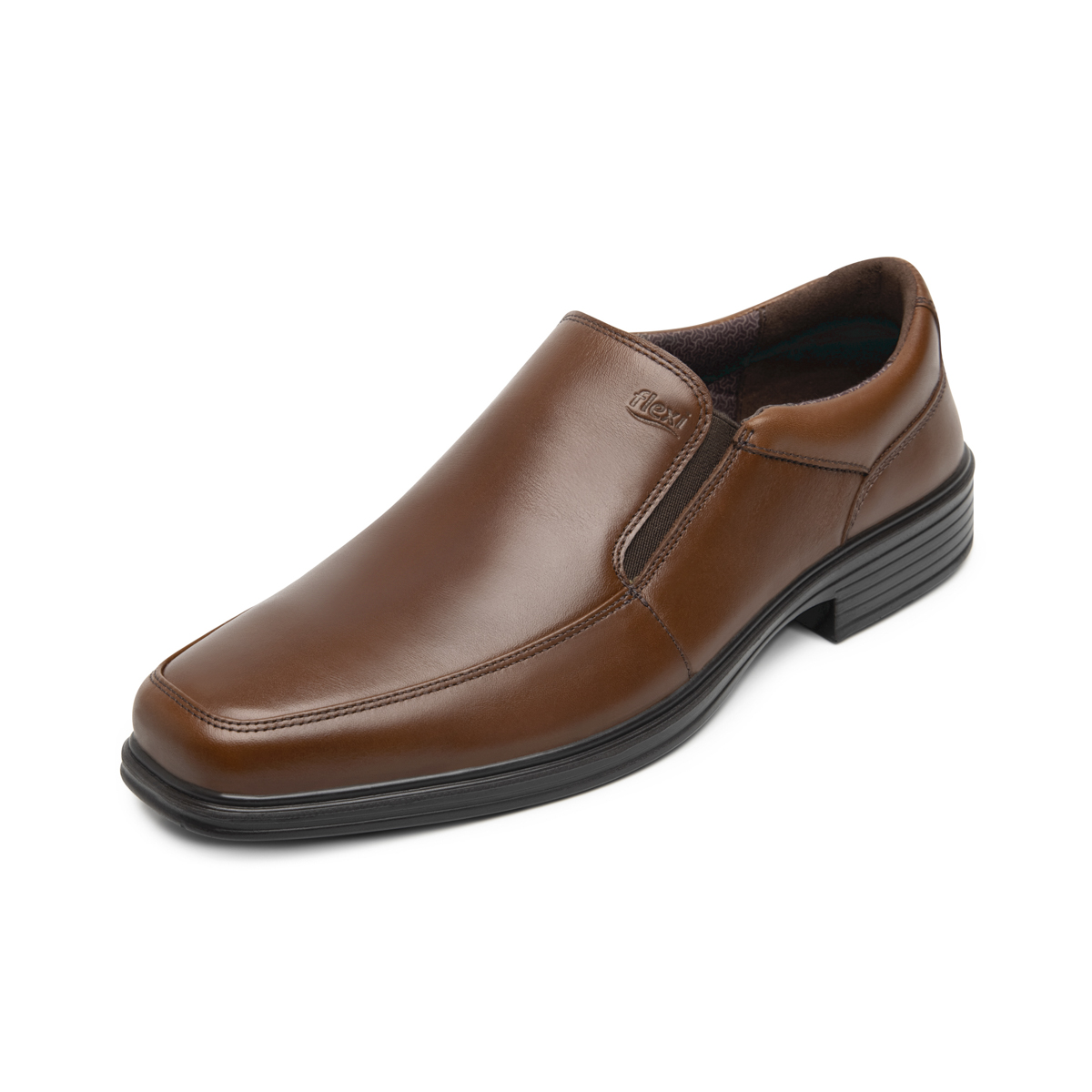Zapato Semivestir Flexi para Hombre con Shock Point Estilo 406409 Marrón