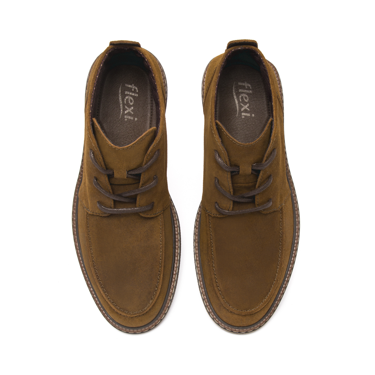 Botín Chuka Flexi para Hombre Estilo 412806 Tan