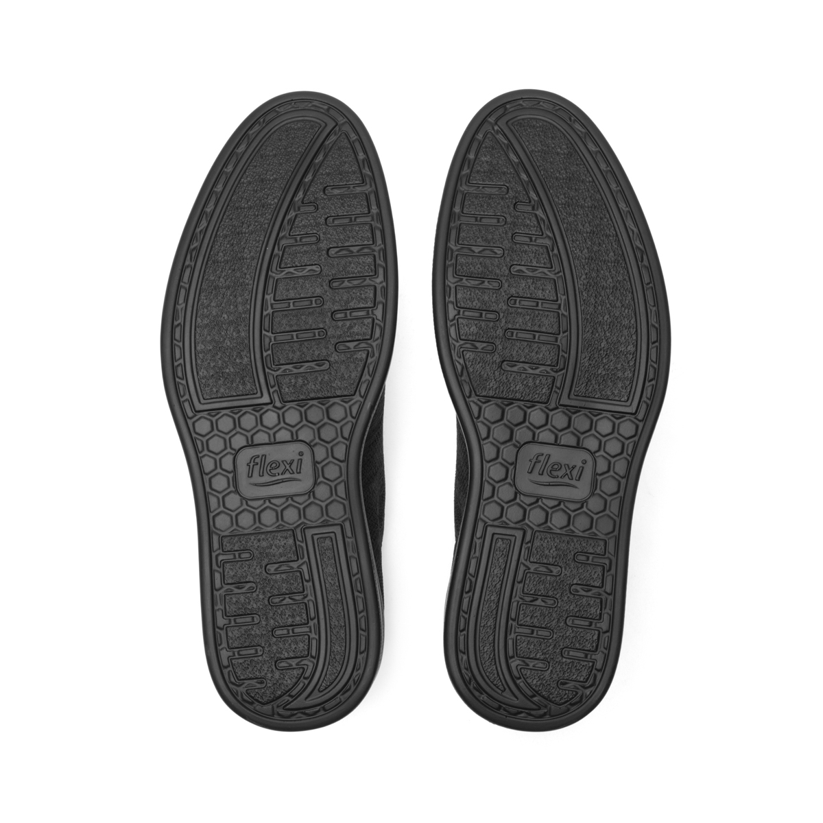 Oxford Casual Flexi para Hombre Estilo 413104 Negro