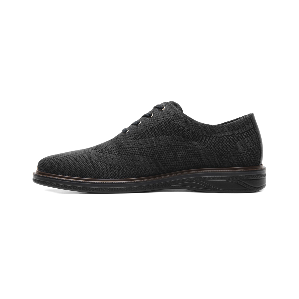 Oxford Casual Flexi para Hombre Estilo 413104 Negro