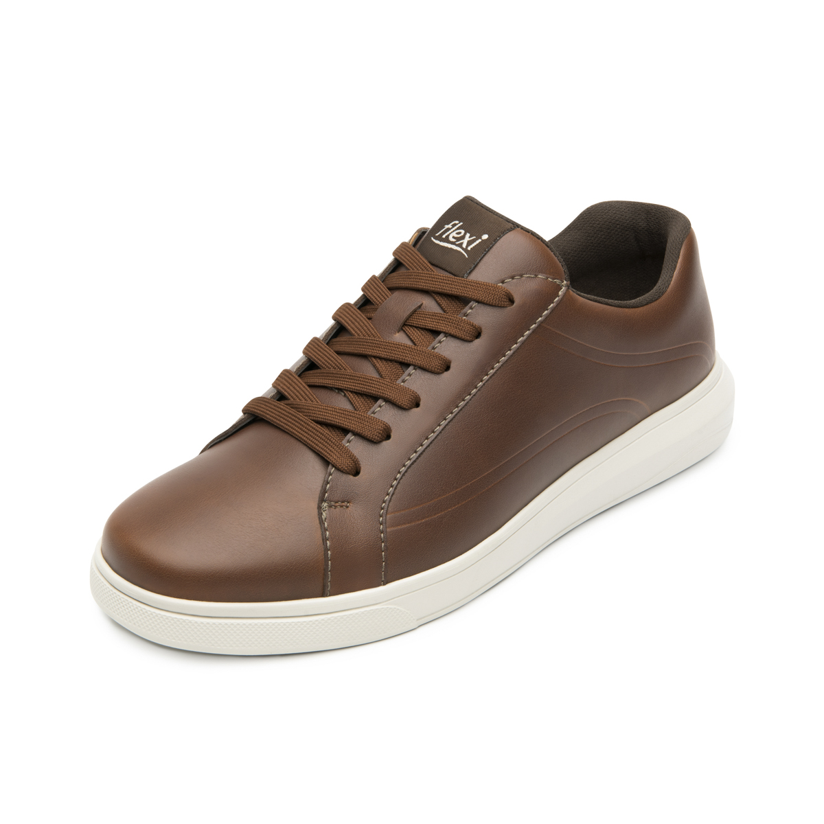 Sneaker Casual Flexi para Hombre con Suela Extra Ligera Estilo 415301 Brown