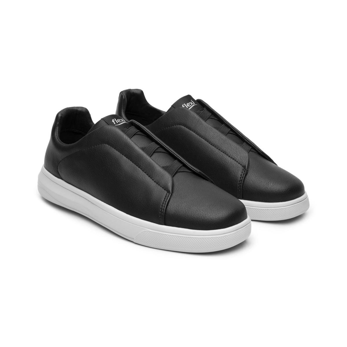 Sneaker Casual Slip On Flexi para Hombre Estilo 415307 Negro