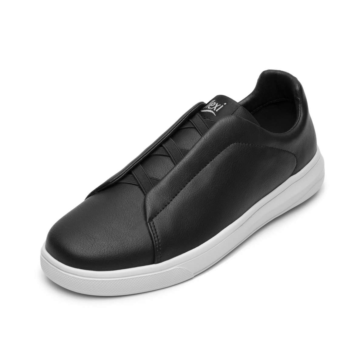Sneaker Casual Slip On Flexi para Hombre Estilo 415307 Negro