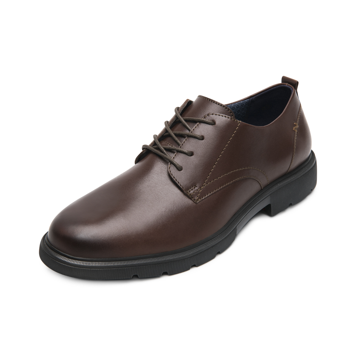 Derby Semivestir Flexi para Hombre con Ligereza Estilo 417005 Nogal