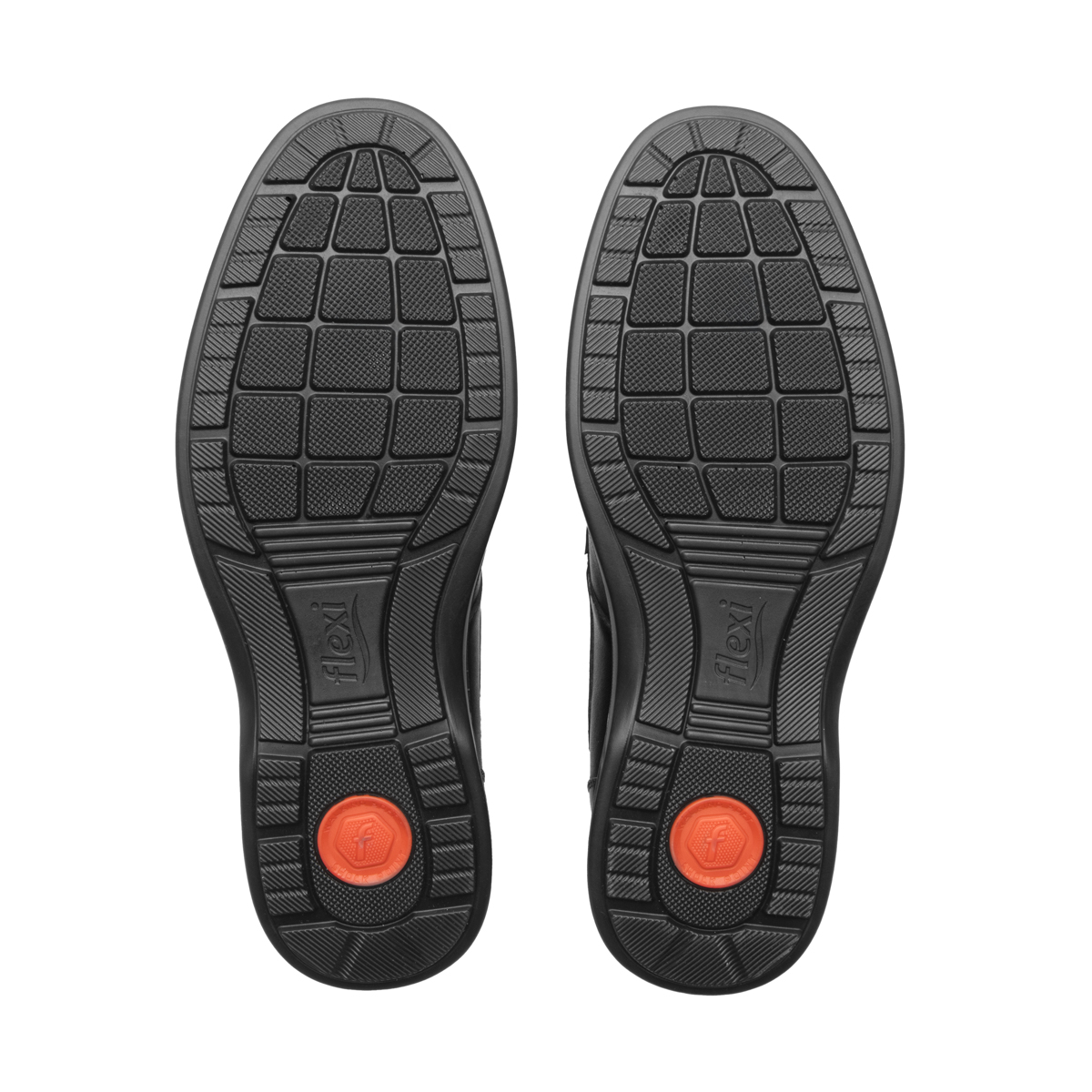 Derby Válvula De Aire Flexi para Hombre con Shock Point Estilo 417706 Negro