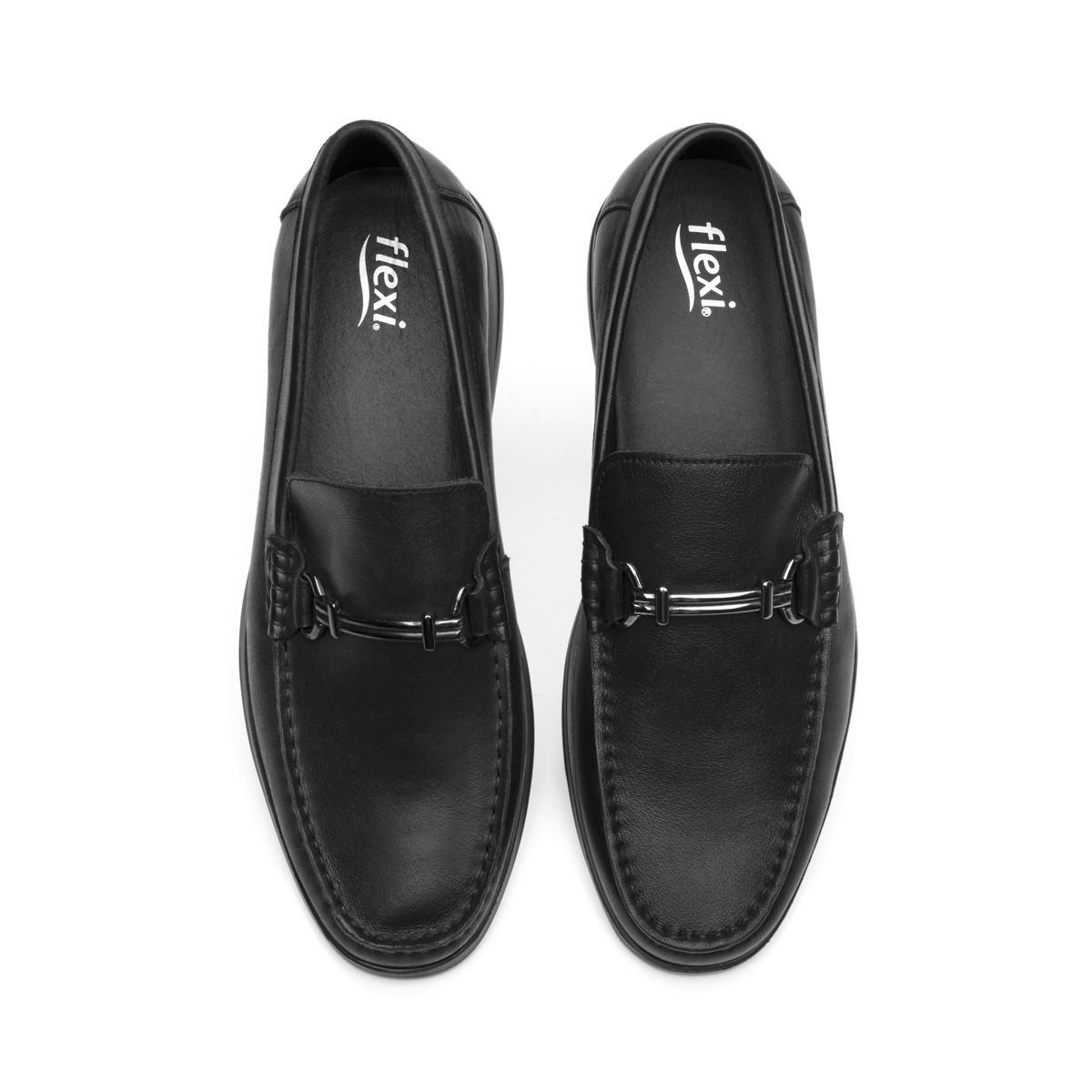 Mocasín Semivestir Flexi para Hombre Estilo 418203 Negro