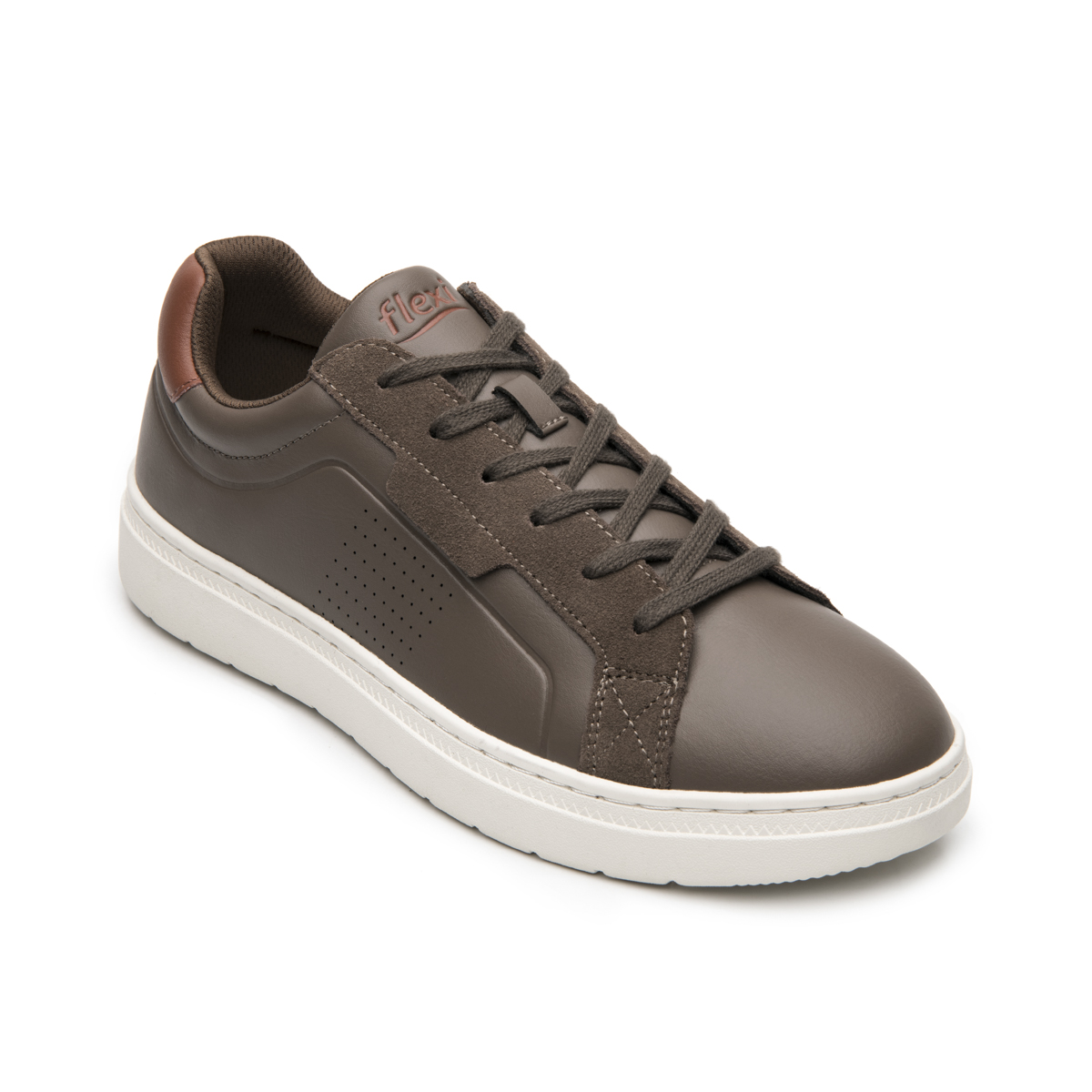 Sneaker Casual Flexi para Hombre Estilo 418306 Café