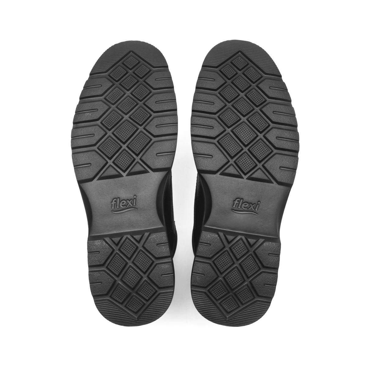 Botín Semivestir Flexi para Hombre con Amarre Frontal Estilo 418502 Negro