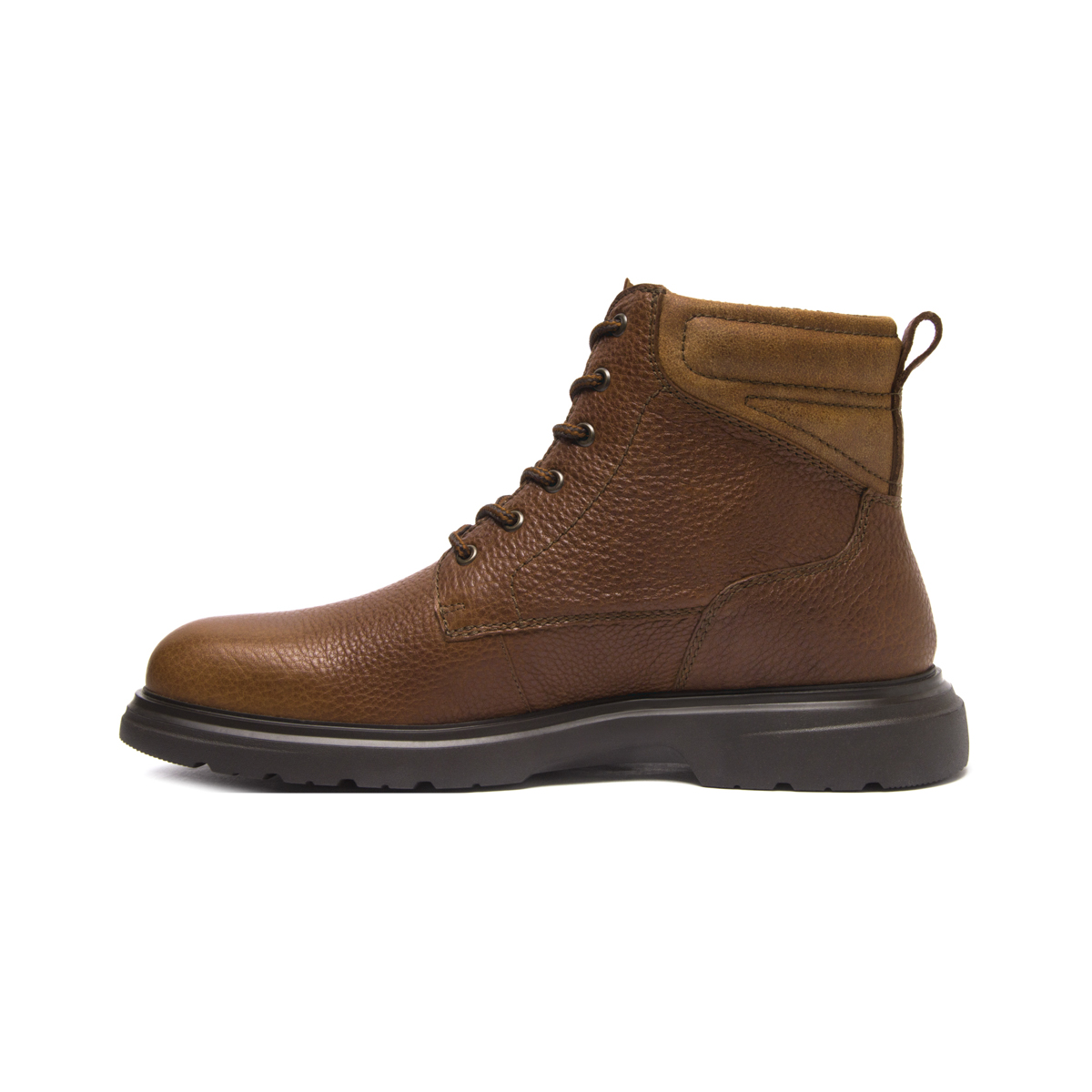 Botín Semivestir Flexi para Hombre con Amarre Frontal Estilo 418502 Tan