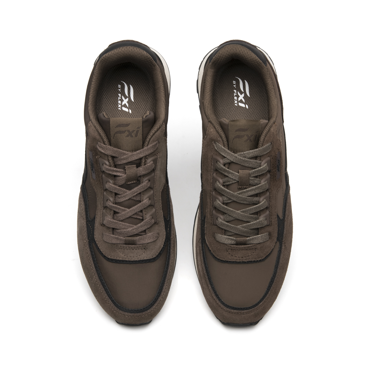 Sneaker Retro Flexi para Hombre Estilo 420703 Taupe