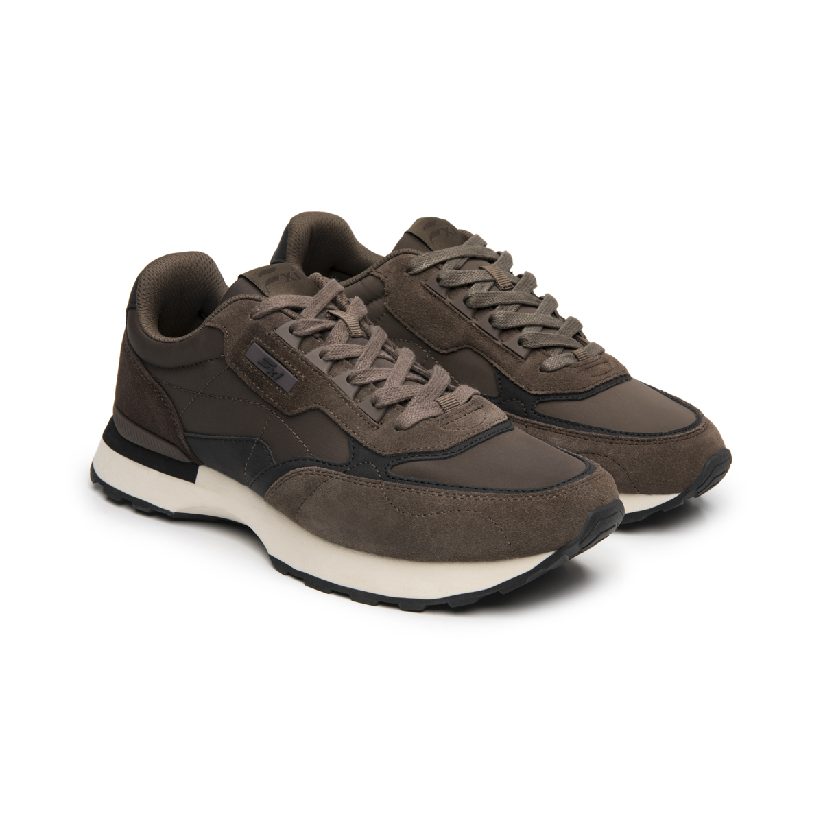 Sneaker Retro Flexi para Hombre Estilo 420703 Taupe