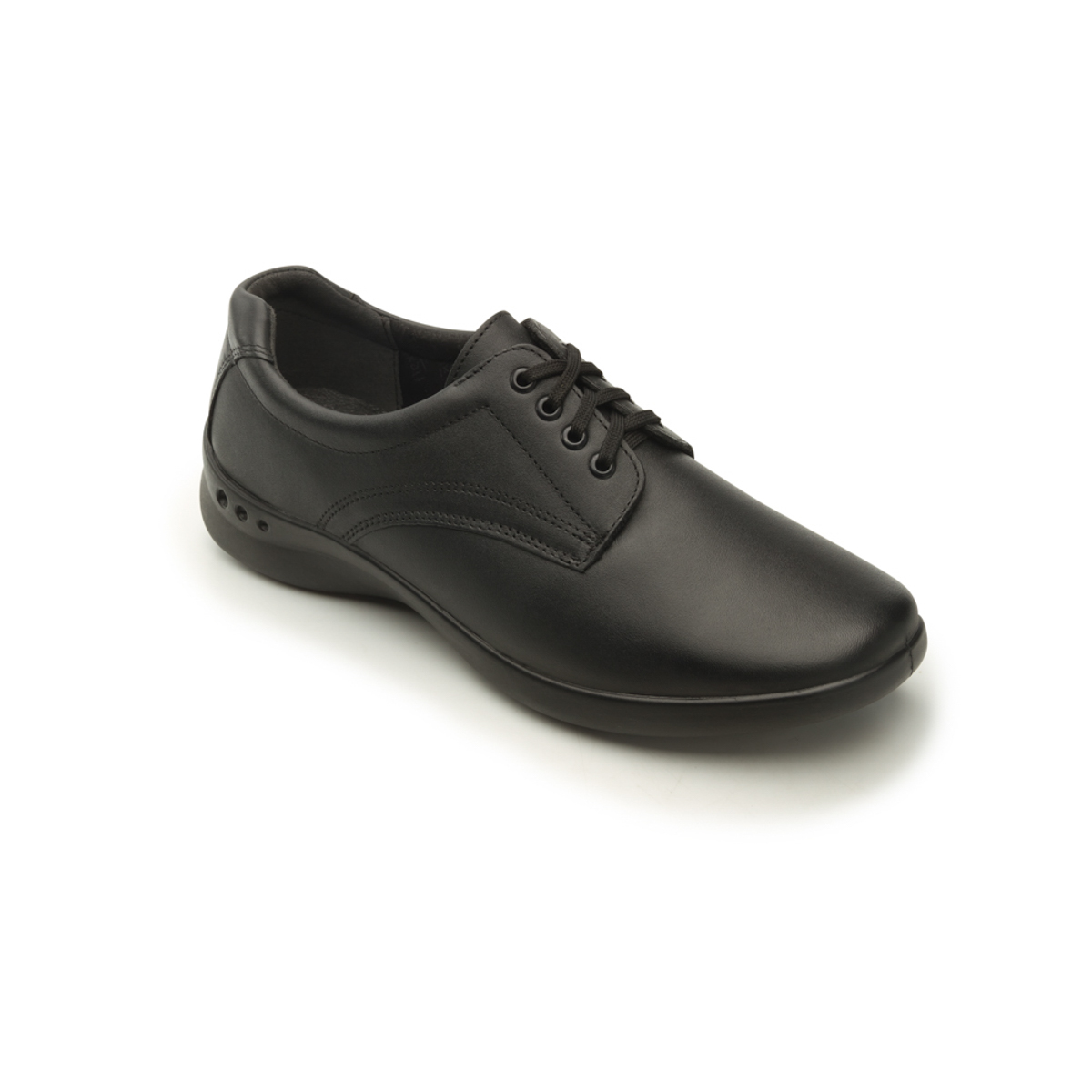 Flat De Servicio/Clínico Flexi Con Plantilla Removible Para Mujer - Estilo 48304 Negro