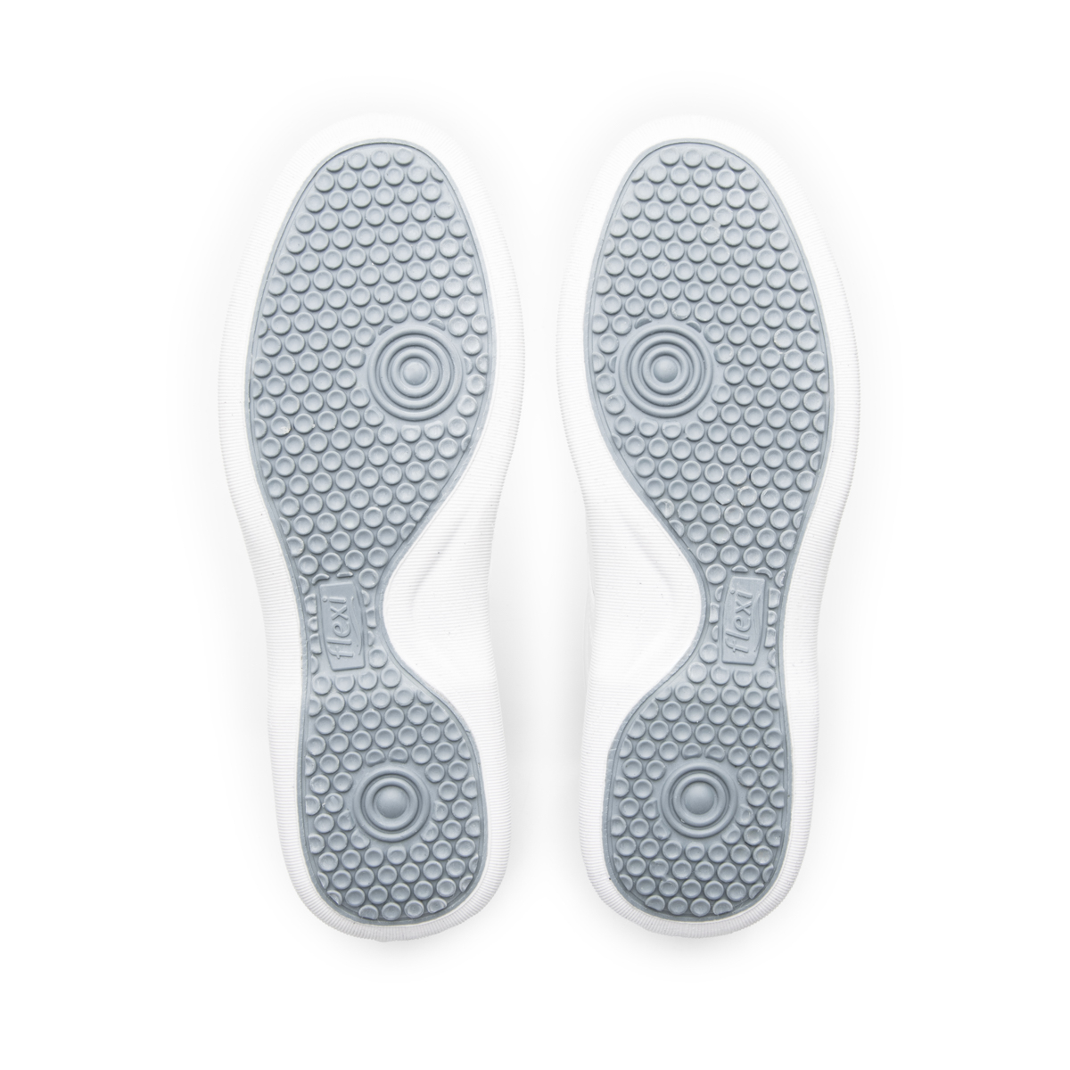 Flat De Servicio/Clínico Flexi Con Sistema De Mejor Agarre Para Mujer - Estilo 05807 Blanco